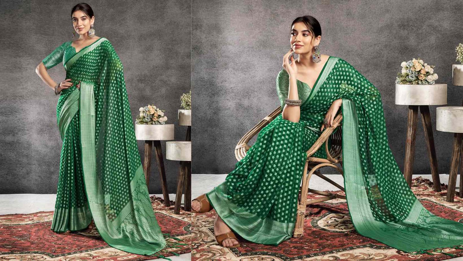 beautiful saree look for women